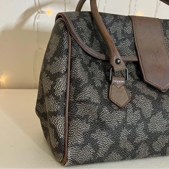 Yves Saint Laurent Vintage Giraffe Printed Mini Handbag - Picture 3 of 14